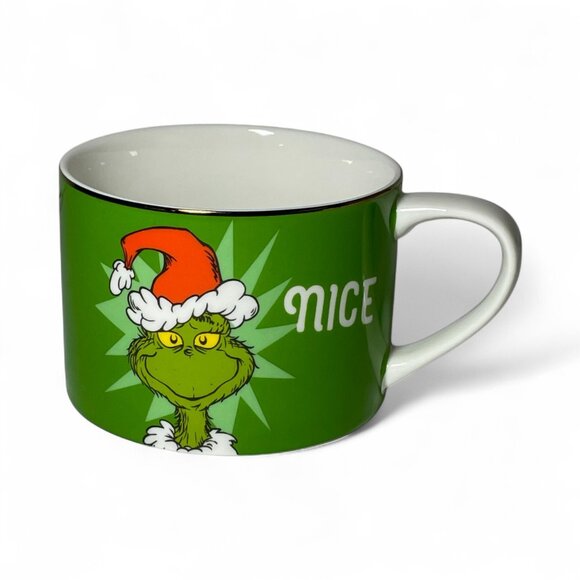 Lenox Merry Grinchmas "NIce" Porcelain Mug 12 Ounce - Picture 1 of 4